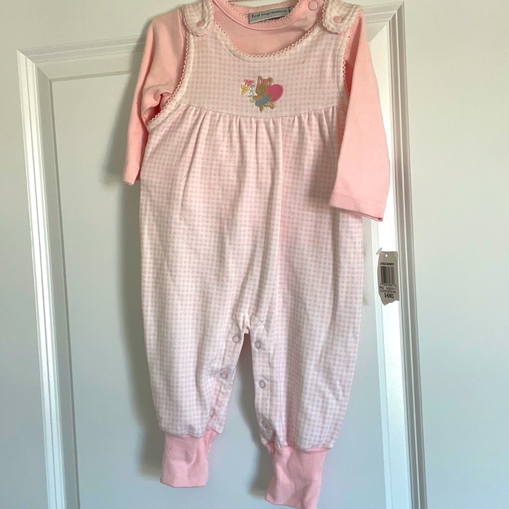 Baby girls vintage Easter outfit